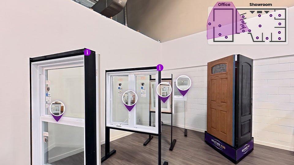 Weather Pro Calgary showroom 360 virtual tour preview