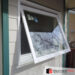Weather Pro vinyl awning replacement window installed on an Alberta home, providing energy efficiency, durability, and year-round comfort.