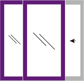 Single-slider windows diagram